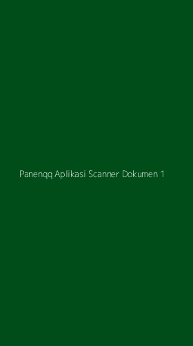 Tampilan Antarmuka Aplikasi Panenqq Aplikasi Scanner Dokumen - 1