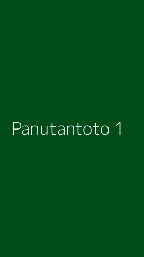 Tampilan Antarmuka Aplikasi Panutantoto - 1