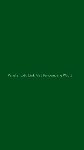 Tampilan Antarmuka Aplikasi Panutantoto Link Alat Pengembang Web - 3