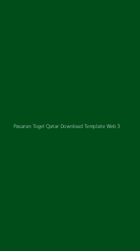 Tampilan Antarmuka Aplikasi Pasaran Togel Qatar Download Template Web - 3