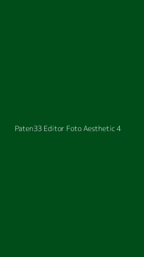 Tampilan Antarmuka Aplikasi Paten33 Editor Foto Aesthetic - 4