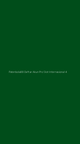 Tampilan Antarmuka Aplikasi Patenbola88 Daftar Akun Pro Slot Internasional - 4