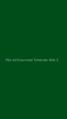 Tampilan Antarmuka Aplikasi Pbb 4d Download Template Web - 3
