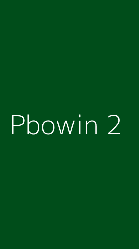 Tampilan Antarmuka Aplikasi Pbowin - 2
