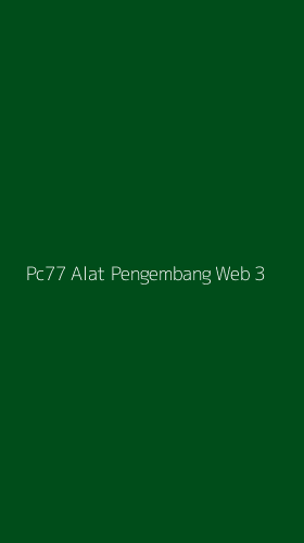 Tampilan Antarmuka Aplikasi Pc77 Alat Pengembang Web - 3