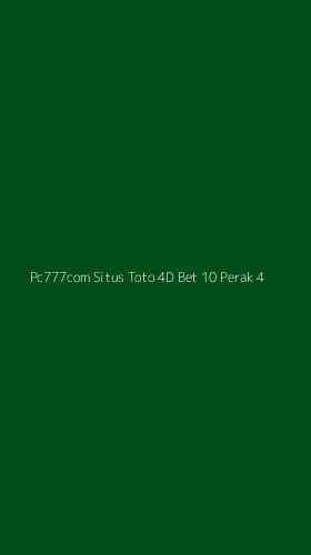 Tampilan Antarmuka Aplikasi Pc777com Situs Toto 4d Bet 10 Perak - 4
