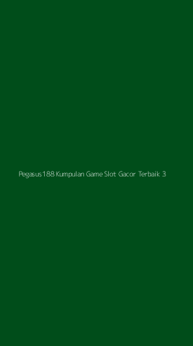 Tampilan Antarmuka Aplikasi Pegasus188 Kumpulan Game Slot Gacor Terbaik - 3