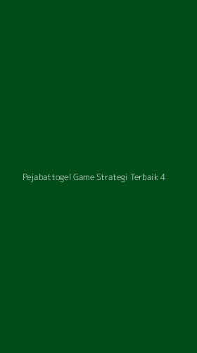 Tampilan Antarmuka Aplikasi Pejabattogel Game Strategi Terbaik - 4