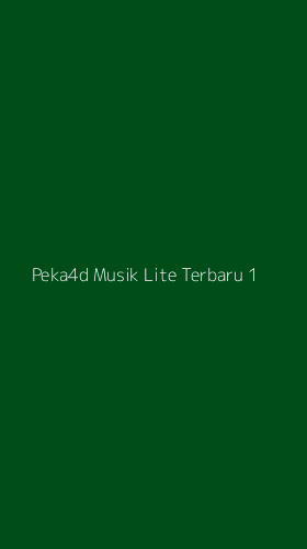 Tampilan Antarmuka Aplikasi Peka4d Musik Lite Terbaru - 1