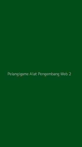 Tampilan Antarmuka Aplikasi Pelangigame Alat Pengembang Web - 2