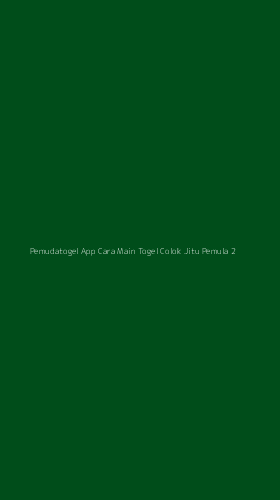 Tampilan Antarmuka Aplikasi Pemudatogel App Cara Main Togel Colok Jitu Pemula - 2