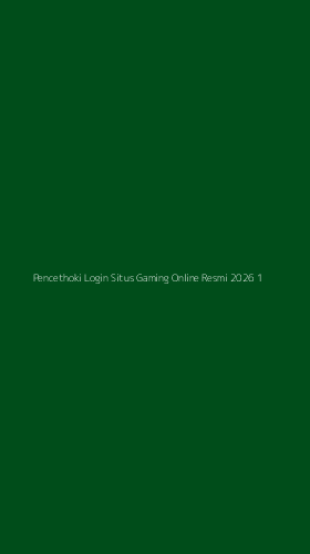 Tampilan Antarmuka Aplikasi Pencethoki Login Situs Gaming Online Resmi 2026 - 1