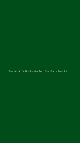 Tampilan Antarmuka Aplikasi Pencethoki Online Bandar Toto Slot Gacor Resmi - 1