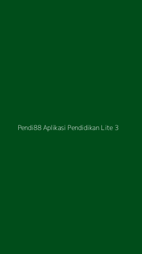 Tampilan Antarmuka Aplikasi Pendi88 Aplikasi Pendidikan Lite - 3