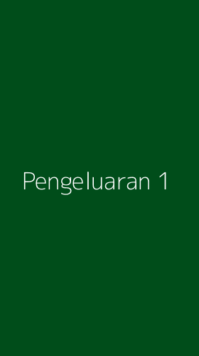 Tampilan Antarmuka Aplikasi Pengeluaran - 1
