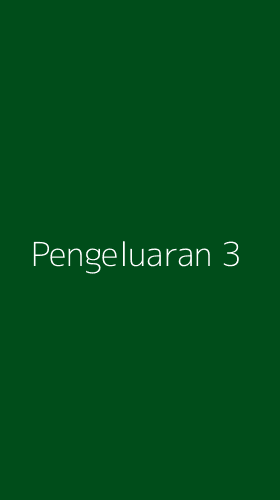 Tampilan Antarmuka Aplikasi Pengeluaran - 3