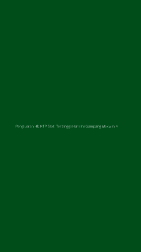 Tampilan Antarmuka Aplikasi Pengluaran Hk Rtp Slot Tertinggi Hari Ini Gampang Maxwin - 4