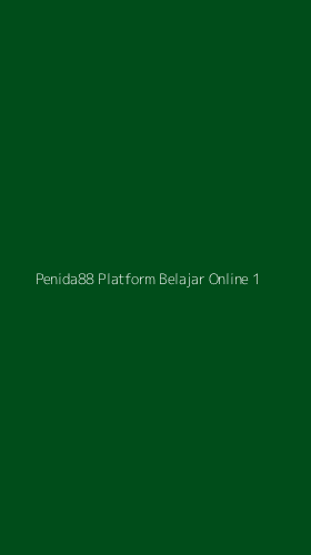 Tampilan Antarmuka Aplikasi Penida88 Platform Belajar Online - 1