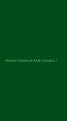 Tampilan Antarmuka Aplikasi Pentest Pembersih Ram Otomatis - 1
