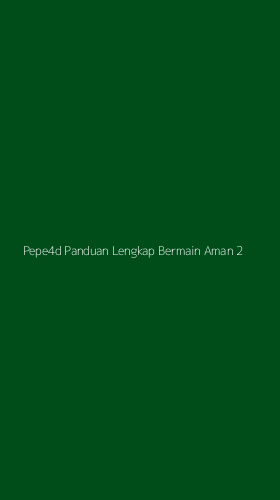 Tampilan Antarmuka Aplikasi Pepe4d Panduan Lengkap Bermain Aman - 2
