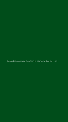 Tampilan Antarmuka Aplikasi Perahu4d Game Online Data Sgp Hk Sdy Terlengkap Hari Ini - 3