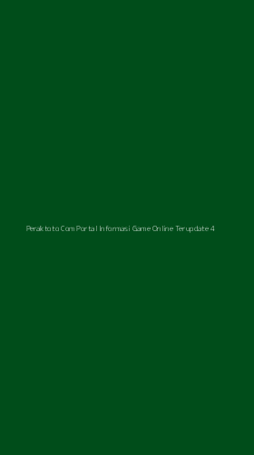 Tampilan Antarmuka Aplikasi Peraktoto Com Portal Informasi Game Online Terupdate - 4