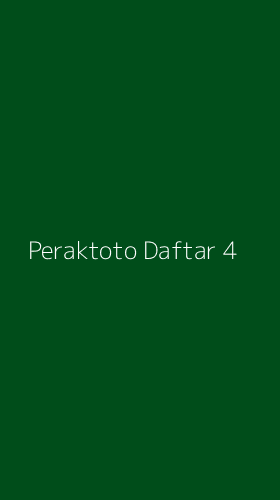 Tampilan Antarmuka Aplikasi Peraktoto Daftar - 4