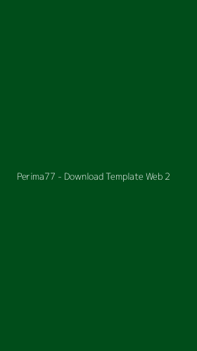 Tampilan Antarmuka Aplikasi Perima77 - Download Template Web - 2