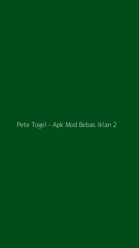 Tampilan Antarmuka Aplikasi Pete Togel - Apk Mod Bebas Iklan - 2