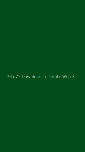 Tampilan Antarmuka Aplikasi Pete77 Download Template Web - 3