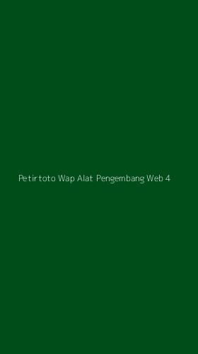Tampilan Antarmuka Aplikasi Petirtoto Wap Alat Pengembang Web - 4