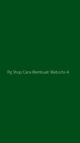 Tampilan Antarmuka Aplikasi Pg Shop Cara Membuat Website - 4