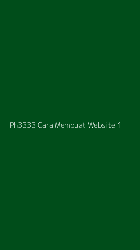 Tampilan Antarmuka Aplikasi Ph3333 Cara Membuat Website - 1