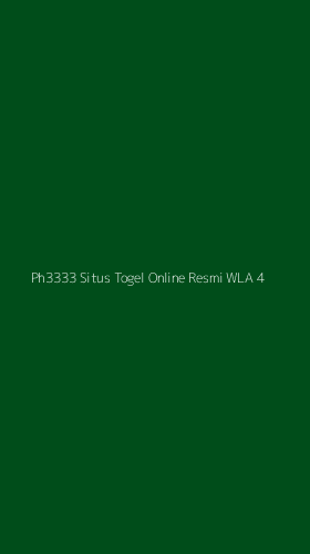 Tampilan Antarmuka Aplikasi Ph3333 Situs Togel Online Resmi Wla - 4