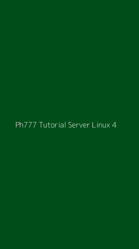 Tampilan Antarmuka Aplikasi Ph777 Tutorial Server Linux - 4