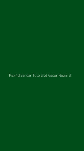 Tampilan Antarmuka Aplikasi Pick4d Bandar Toto Slot Gacor Resmi - 3