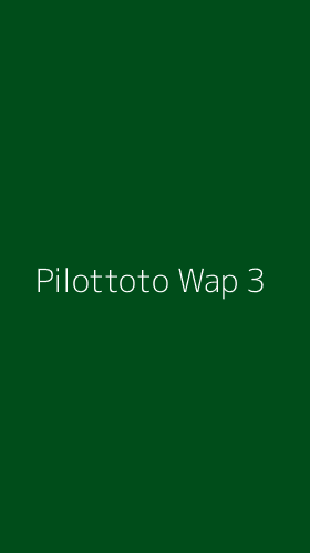 Tampilan Antarmuka Aplikasi Pilottoto Wap - 3