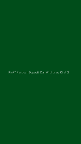 Tampilan Antarmuka Aplikasi Pin77 Panduan Deposit Dan Withdraw Kilat - 3