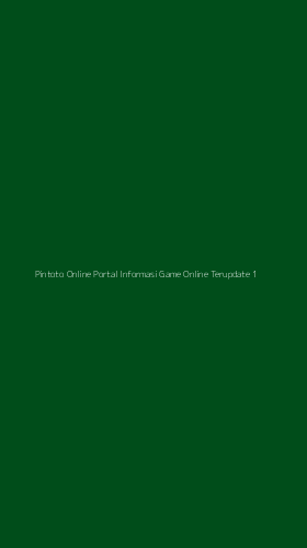 Tampilan Antarmuka Aplikasi Pintoto Online Portal Informasi Game Online Terupdate - 1