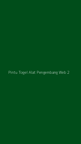 Tampilan Antarmuka Aplikasi Pintu Togel Alat Pengembang Web - 2