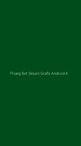 Tampilan Antarmuka Aplikasi Pisang Bet Desain Grafis Android - 4
