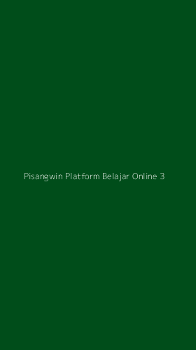 Tampilan Antarmuka Aplikasi Pisangwin Platform Belajar Online - 3