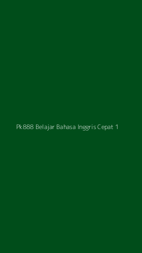 Tampilan Antarmuka Aplikasi Pk888 Belajar Bahasa Inggris Cepat - 1