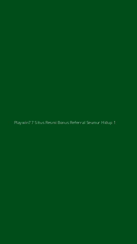Tampilan Antarmuka Aplikasi Playwin77 Situs Resmi Bonus Referral Seumur Hidup - 1