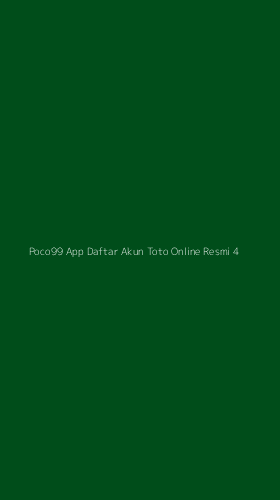 Tampilan Antarmuka Aplikasi Poco99 App Daftar Akun Toto Online Resmi - 4