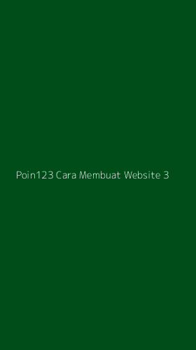 Tampilan Antarmuka Aplikasi Poin123 Cara Membuat Website - 3