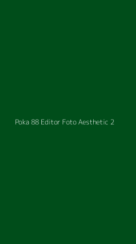 Tampilan Antarmuka Aplikasi Poka 88 Editor Foto Aesthetic - 2