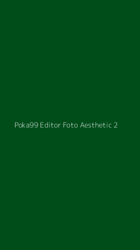 Tampilan Antarmuka Aplikasi Poka99 Editor Foto Aesthetic - 2