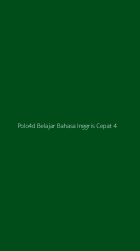 Tampilan Antarmuka Aplikasi Polo4d Belajar Bahasa Inggris Cepat - 4