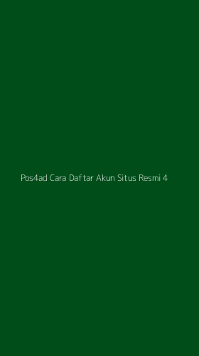 Tampilan Antarmuka Aplikasi Pos4ad Cara Daftar Akun Situs Resmi - 4